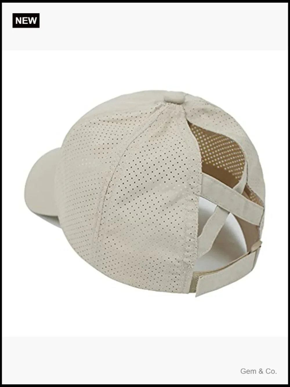 Criss Cross Ponytail Baseball Cap - Quick Dry Mesh Hat for Outdoor Sports
